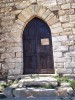 Porte d'entrée en pierres de taille