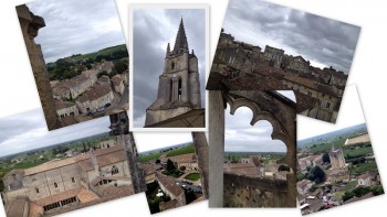 Montage du haut du clocher