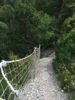 Descente très caillouteuse vers la passerelle
