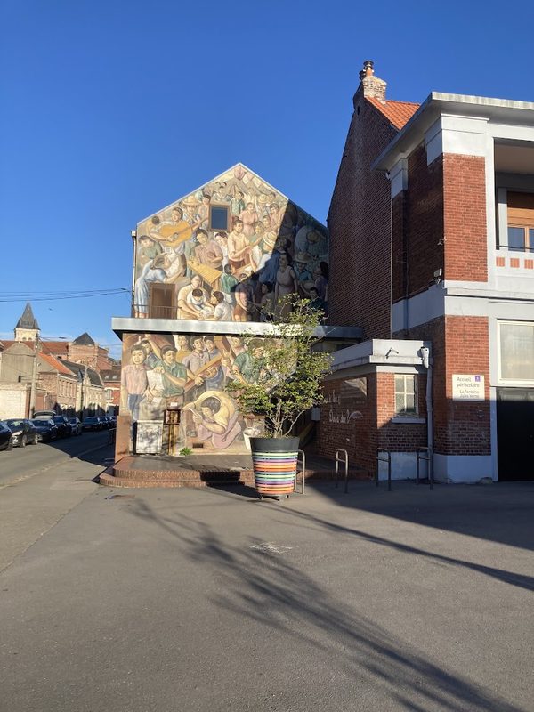 Fresque école Jules Verne